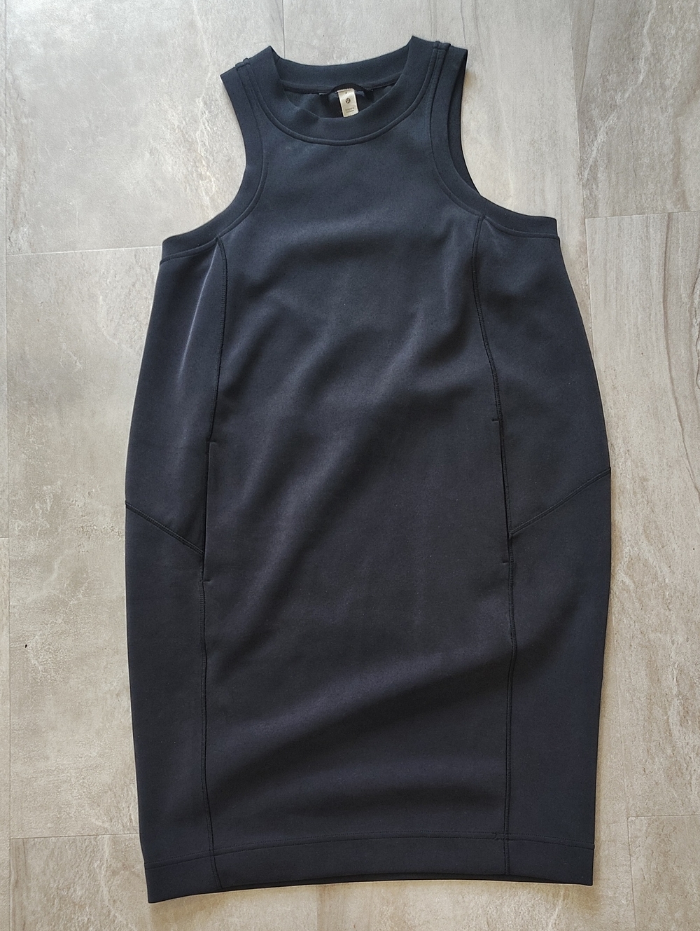 lululemon athletica Navy-Black Sleeveless Midi Dress